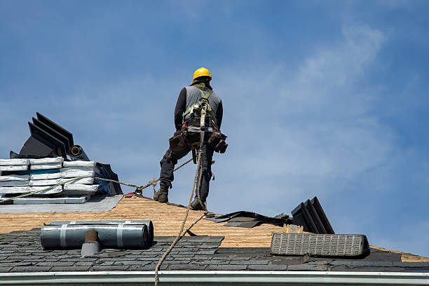Professional Roof Installation technician working in Hebron, NE